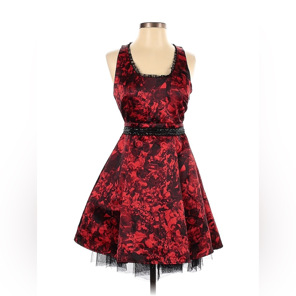 Princess Vera Wang Red & Black Dress
